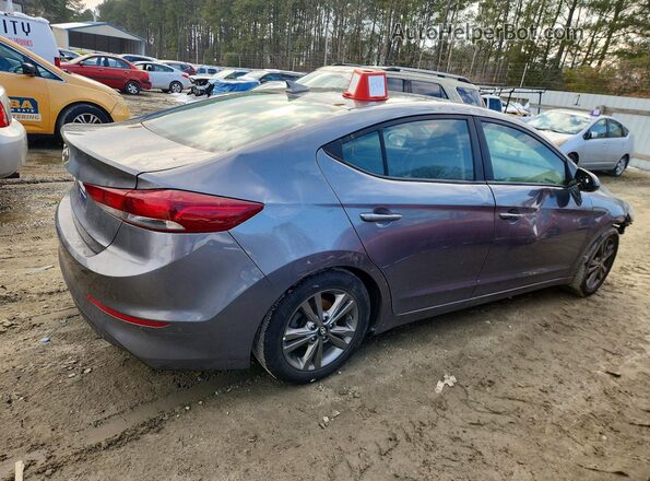 5NPD84LF9JH394698 2018 HYUNDAI ELANTRA Gray Rear right