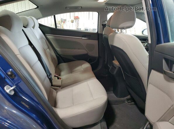 5NPD84LF9JH396645 2018 HYUNDAI ELANTRA Blue Вид задніх сидінь