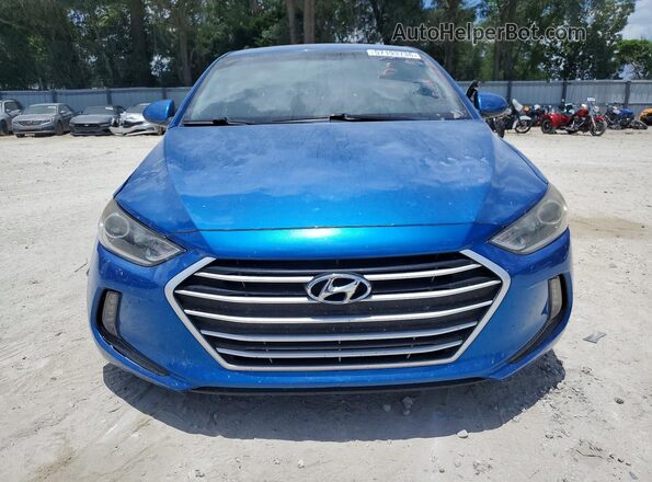 5NPD84LF9JH401259 2018 HYUNDAI ELANTRA Blue Vista frontal