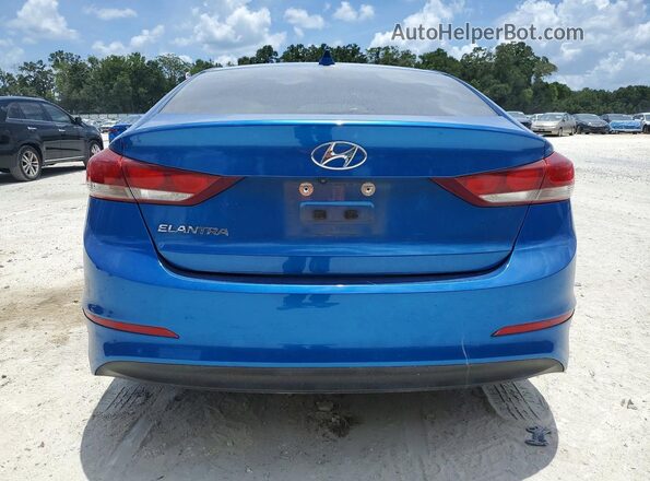 5NPD84LF9JH401259 2018 HYUNDAI ELANTRA Blue Vista trasera