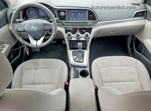 5NPD84LF9KH426275 2019 HYUNDAI ELANTRA Silver Вид панелі приладів