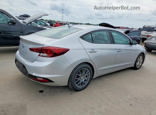 5NPD84LF9KH426275 2019 HYUNDAI ELANTRA Silver Задня права чверть