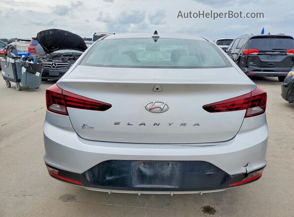 5NPD84LF9KH426275 2019 HYUNDAI ELANTRA Silver Вид ззаду