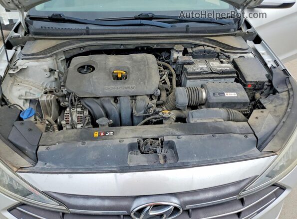 5NPD84LF9KH426275 2019 HYUNDAI ELANTRA Silver Вид задньої частини салону