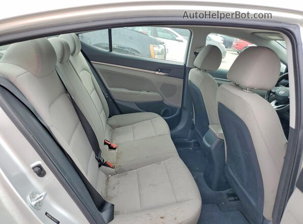 5NPD84LF9KH426275 2019 HYUNDAI ELANTRA Silver Вид задніх сидінь