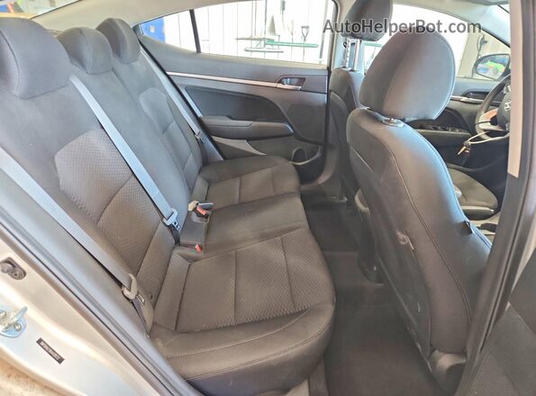 5NPD84LF9KH428172 2019 HYUNDAI ELANTRA Silver Vista de los asientos traseros