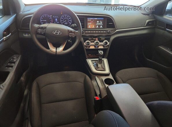 5NPD84LF9KH428172 2019 HYUNDAI ELANTRA Silver Vista del salpicadero