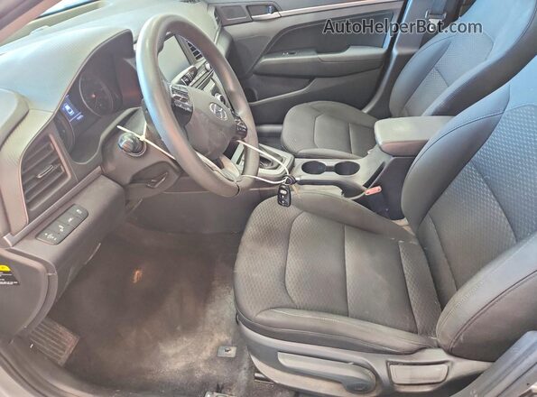 5NPD84LF9KH428172 2019 HYUNDAI ELANTRA Silver Vista interior delantera