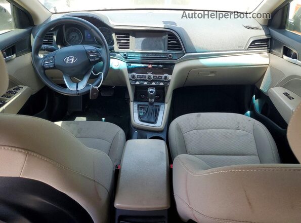 5NPD84LF9KH469904 2019 HYUNDAI ELANTRA Black Вид панелі приладів