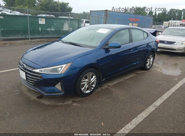 5NPD84LF9LH512204 2020 HYUNDAI ELANTRA Blue Przód lewy