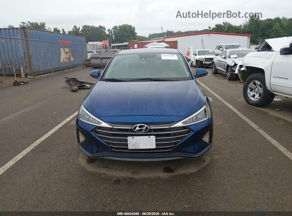 5NPD84LF9LH512204 2020 HYUNDAI ELANTRA Blue Widok wnętrza z tyłu