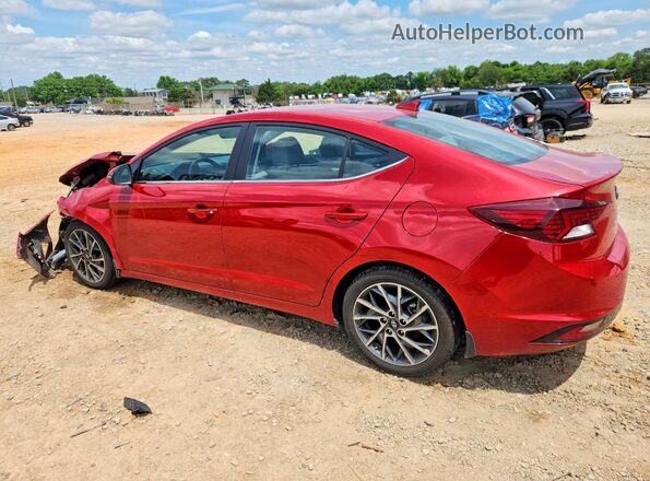 5NPD84LF9LH515300 2020 HYUNDAI ELANTRA Красный Задняя левая четверть