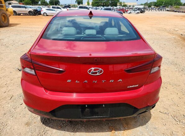 5NPD84LF9LH515300 2020 HYUNDAI ELANTRA Красный Вид сзади
