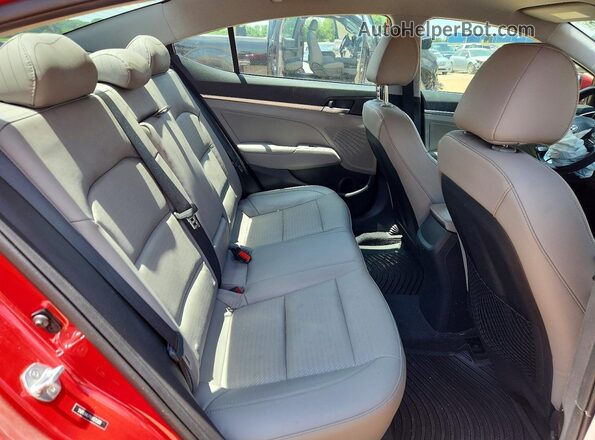5NPD84LF9LH515300 2020 HYUNDAI ELANTRA Красный Вид задних сидений