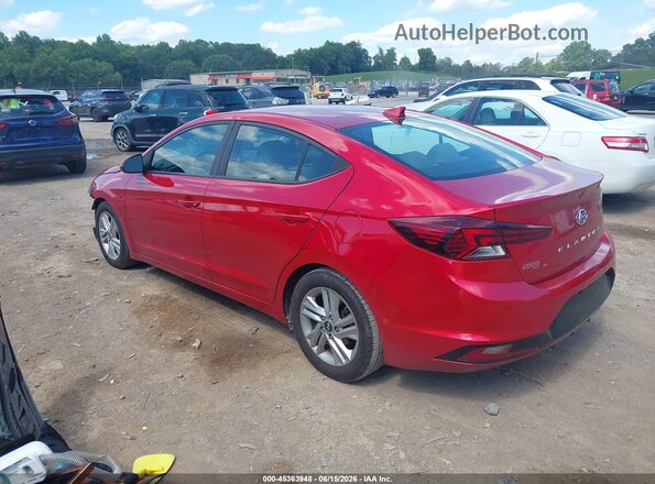 5NPD84LF9LH552430 2020 HYUNDAI ELANTRA Red Tył lewy