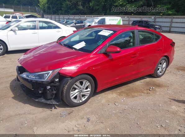 5NPD84LF9LH552430 2020 HYUNDAI ELANTRA Red Przód lewy