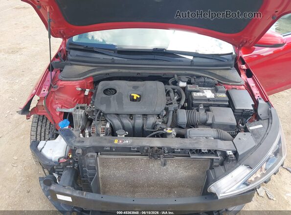5NPD84LF9LH552430 2020 HYUNDAI ELANTRA Red Widok z tyłu