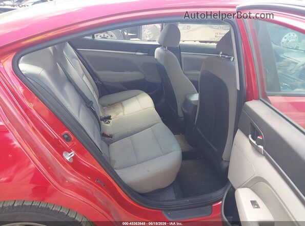 5NPD84LF9LH552430 2020 HYUNDAI ELANTRA Red Widok naklejki z numerem VIN