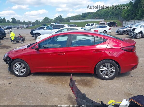 5NPD84LF9LH552430 2020 HYUNDAI ELANTRA Red Widok wnętrza 360 stopni