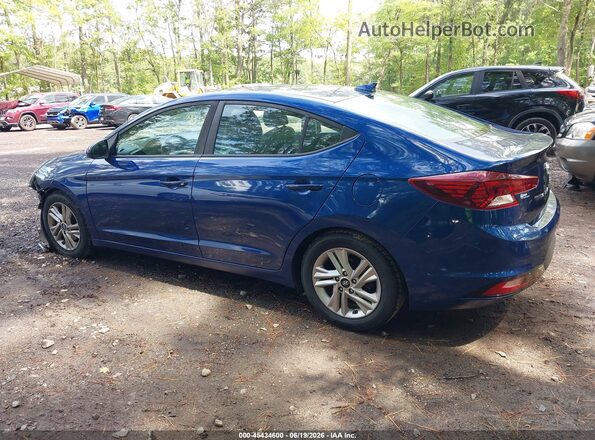 5NPD84LF9LH575285 2020 HYUNDAI ELANTRA Blue Задня ліва чверть