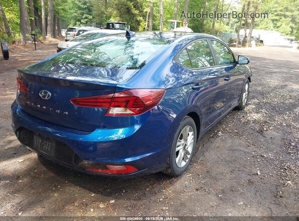 5NPD84LF9LH575285 2020 HYUNDAI ELANTRA Blue Задня права чверть