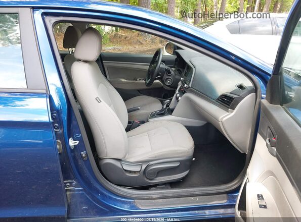 5NPD84LF9LH575285 2020 HYUNDAI ELANTRA Blue Вид салону спереду