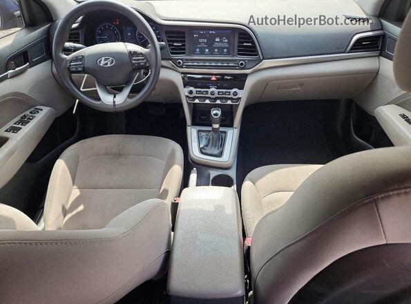 5NPD84LF9LH580163 2020 HYUNDAI ELANTRA Blue 