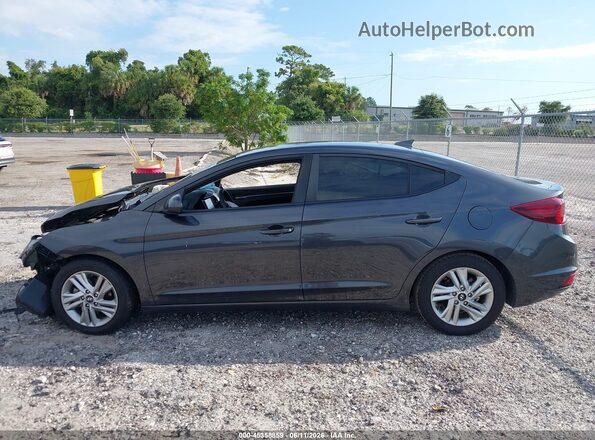 5NPD84LF9LH583001 2020 HYUNDAI ELANTRA Gray Вид задньої частини салону