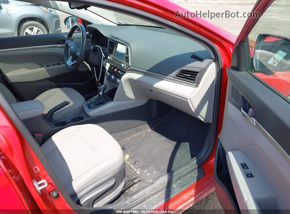 5NPD84LF9LH589851 2020 HYUNDAI ELANTRA Red წინა სალონის ხედი