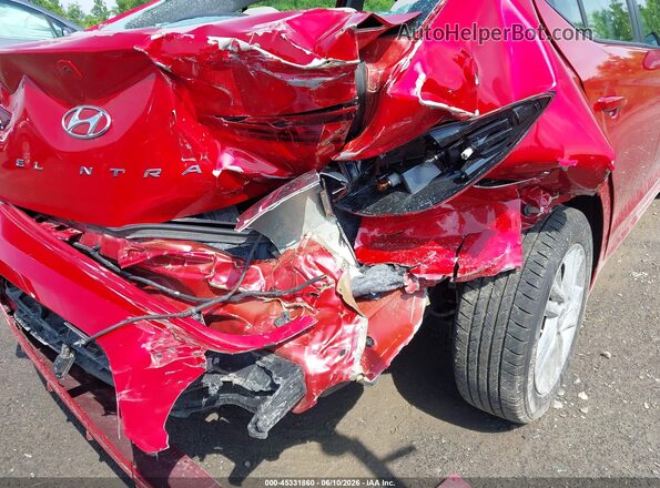 5NPD84LF9LH589851 2020 HYUNDAI ELANTRA Red წინა ხედი