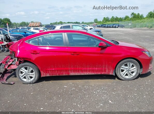 5NPD84LF9LH589851 2020 HYUNDAI ELANTRA Red უკანა სალონის ხედი
