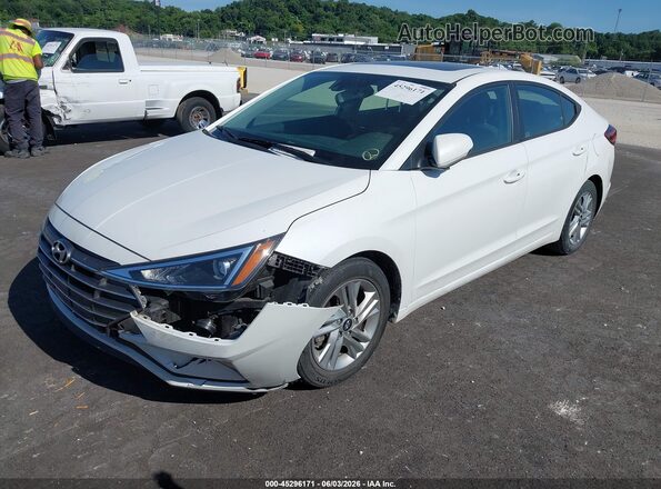 5NPD84LF9LH597139 2020 HYUNDAI ELANTRA White Przód lewy