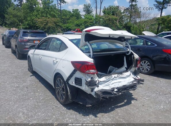 5NPD84LF9LH601495 2020 HYUNDAI ELANTRA White უკანა მარცხენა