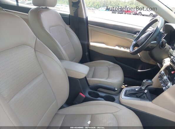 5NPD84LF9LH601495 2020 HYUNDAI ELANTRA White წინა სალონის ხედი