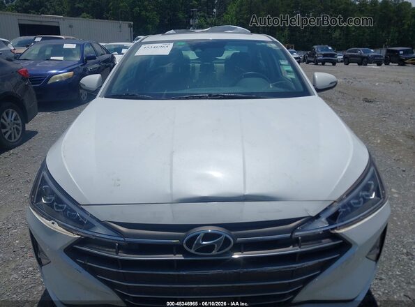 5NPD84LF9LH601495 2020 HYUNDAI ELANTRA White ხელსაწყოთა პანელის ხედი