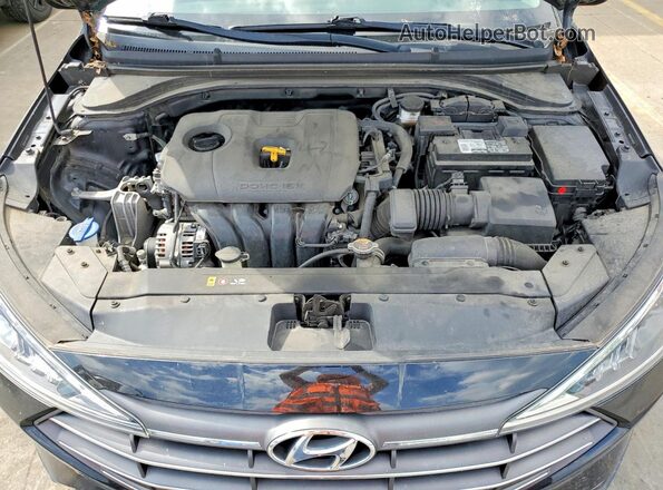5NPD84LF9LH602632 2020 HYUNDAI ELANTRA Черный Вид задней части салона