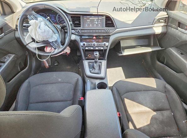 5NPD84LF9LH617938 2020 HYUNDAI ELANTRA Gray Dashboard view