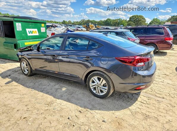 5NPD84LF9LH617938 2020 HYUNDAI ELANTRA Gray Rear left