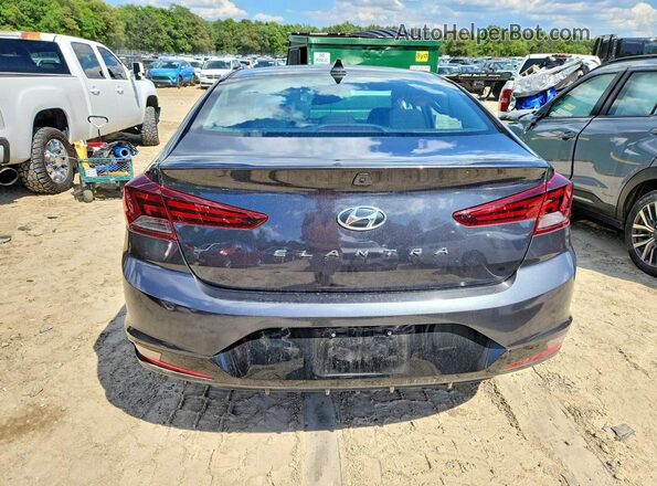 5NPD84LF9LH617938 2020 HYUNDAI ELANTRA Gray Rear view