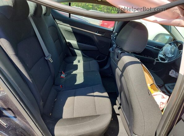 5NPD84LF9LH617938 2020 HYUNDAI ELANTRA Gray Rear seats view