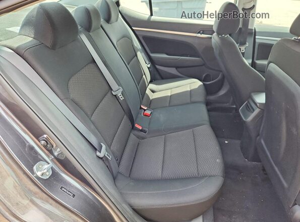 5NPD84LF9LH619432 2020 HYUNDAI ELANTRA Угольный Вид задних сидений