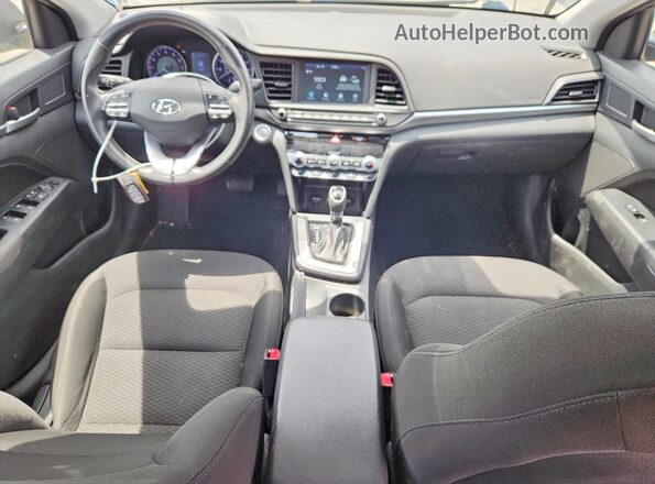5NPD84LF9LH619432 2020 HYUNDAI ELANTRA Угольный Вид панели приборов