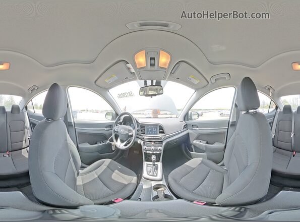 5NPD84LF9LH619432 2020 HYUNDAI ELANTRA Угольный Панорамный вид салона 360°