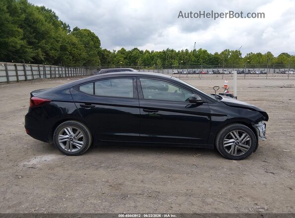 5NPD84LF9LH624727 2020 HYUNDAI ELANTRA Black Вид задньої частини салону