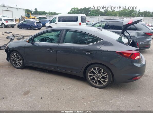 5NPD84LF9LH626882 2020 HYUNDAI ELANTRA Gray Trasero izquierdo