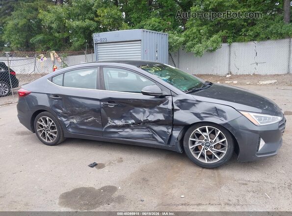 5NPD84LF9LH626882 2020 HYUNDAI ELANTRA Gray Vista interior trasera