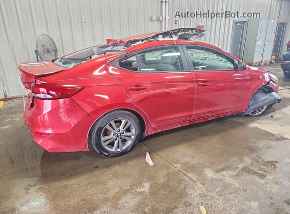 5NPD84LFXHH005285 2017 HYUNDAI ELANTRA Red უკანა მარჯვენა