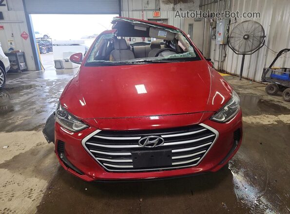 5NPD84LFXHH005285 2017 HYUNDAI ELANTRA Red წინა ხედი