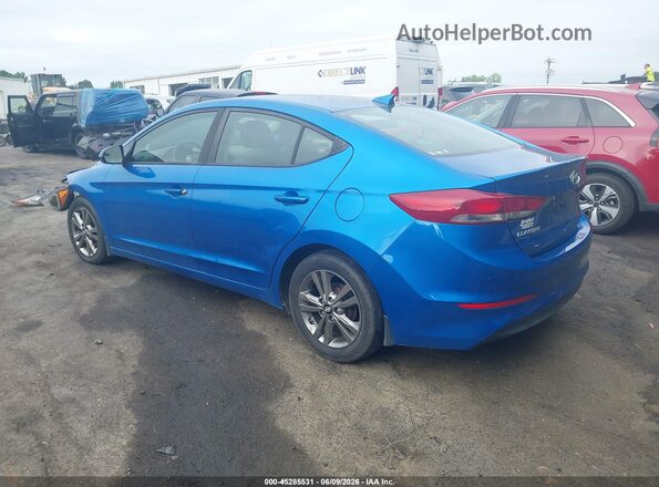 5NPD84LFXHH024516 2017 HYUNDAI ELANTRA Blue Հետևի ձախ