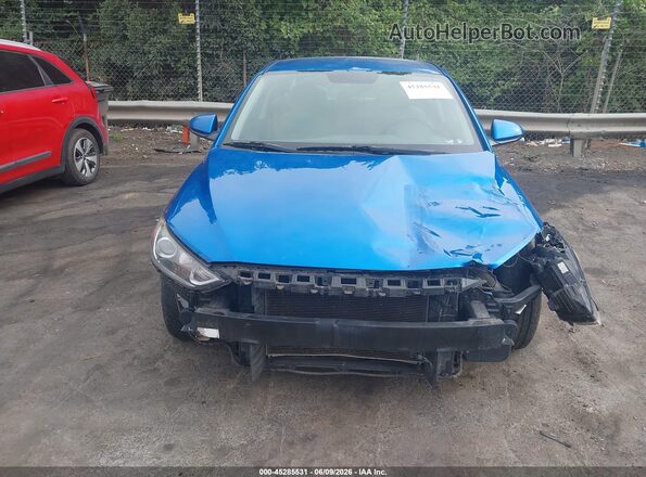 5NPD84LFXHH024516 2017 HYUNDAI ELANTRA Blue Սալոնի հետևի տեսք